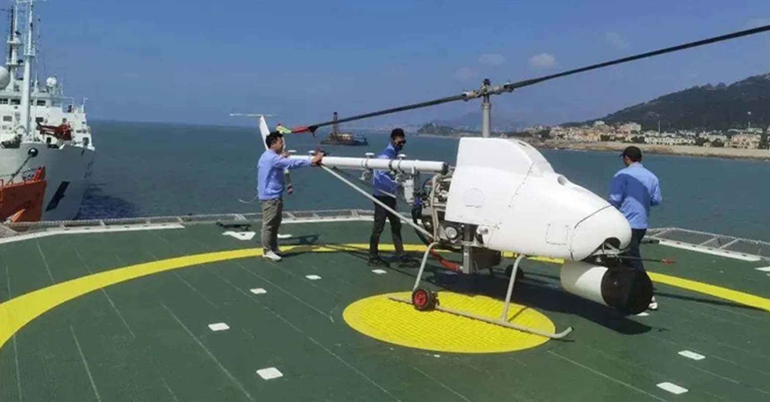 चीनद्वारा जहाजबाट उडाउन मिल्ने मानवरहित हेलिकप्टरको निर्माण