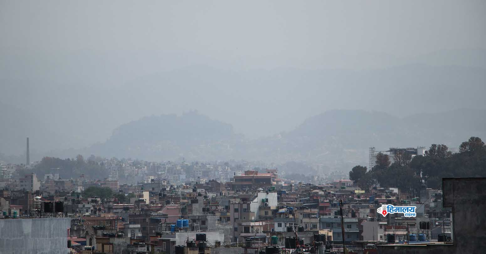 वर्षासँगै काठमाडौंको प्रदूषण कम हुँदै