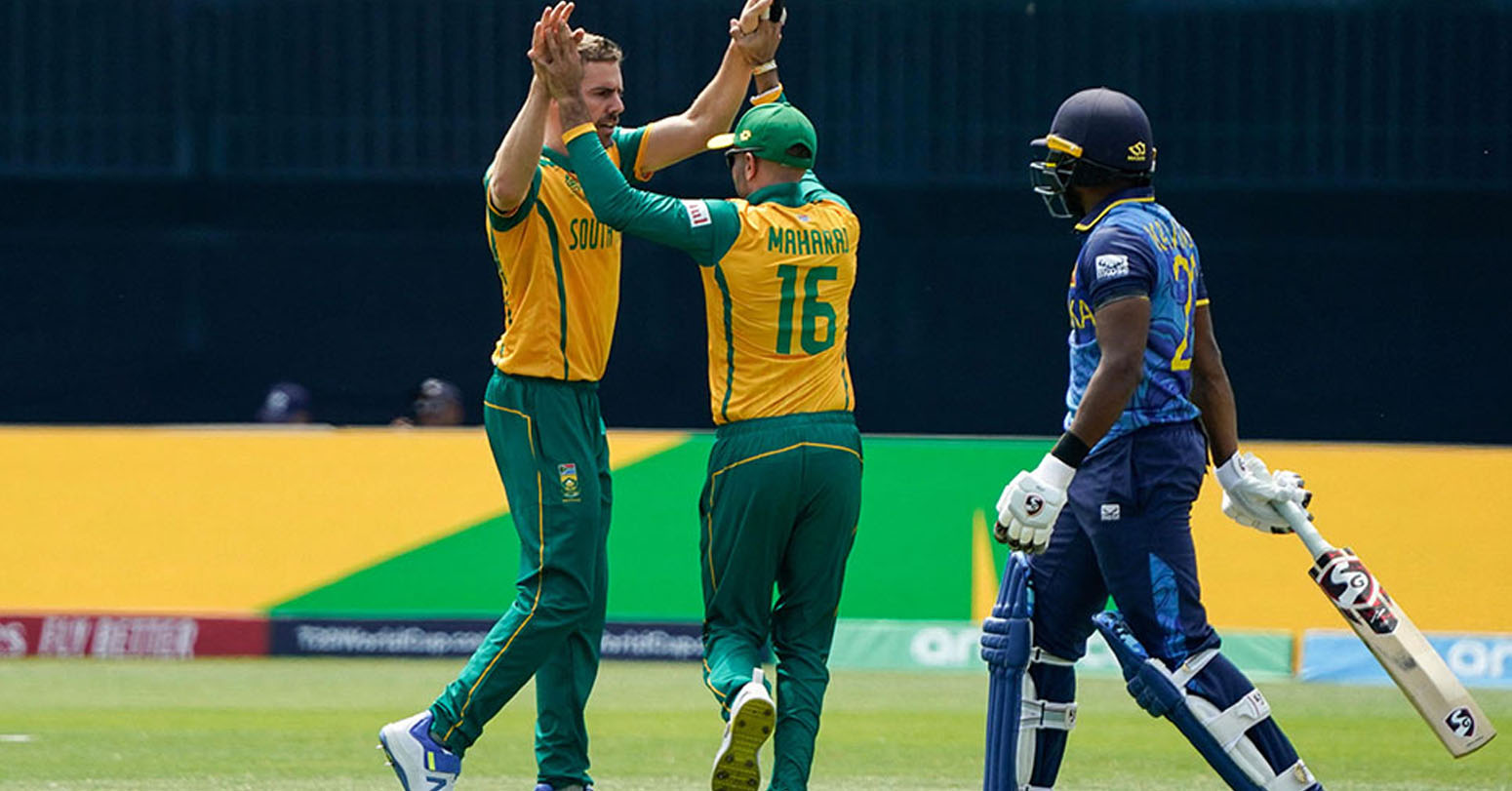 टी–२० विश्वकप : दक्षिण अफ्रिकाको विजयी सुरुवात, श्रीलंका ६ विकेटले पराजित